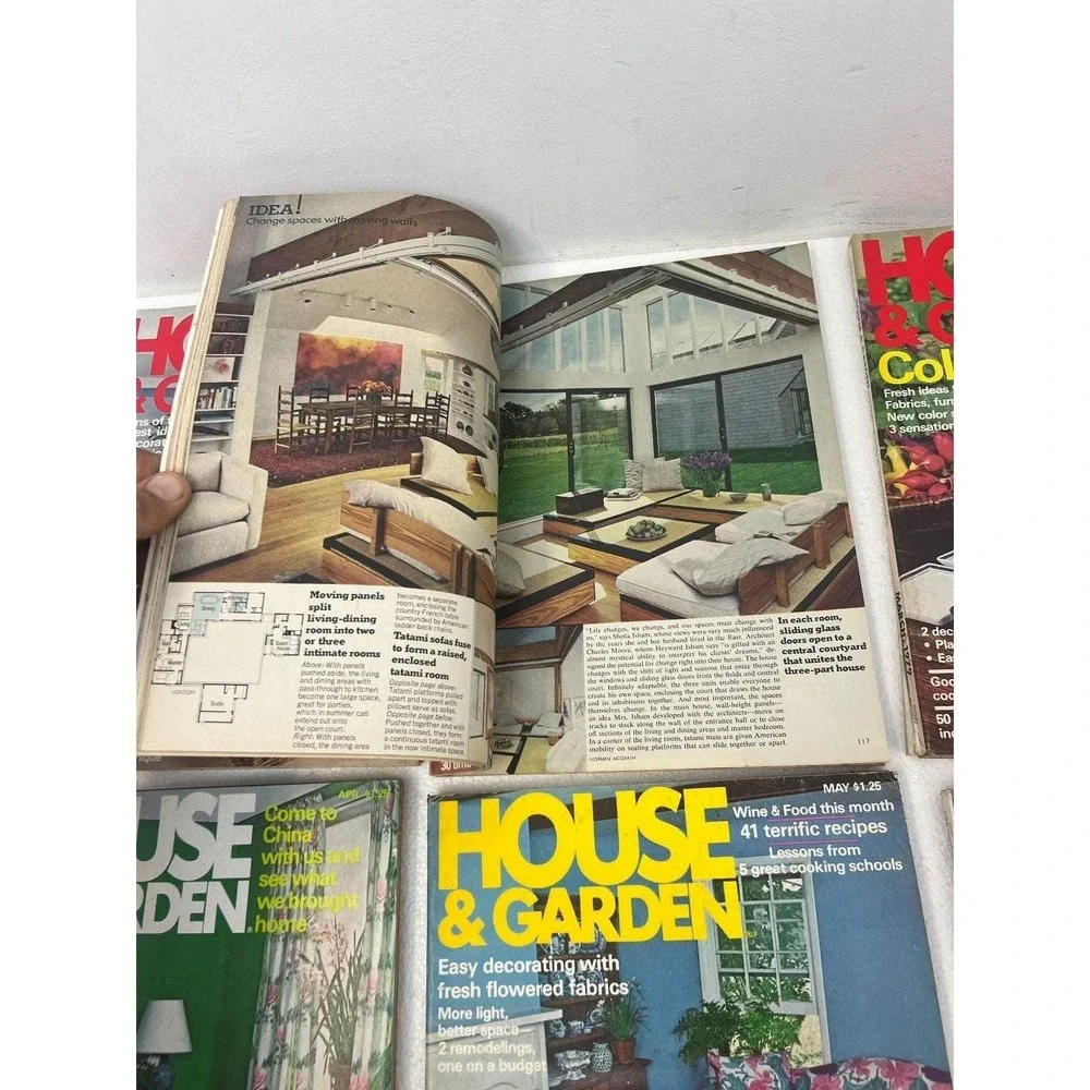 House & Garden Magazine Lot 1979 Full Year 12 Issues Interior Design Decor Ads